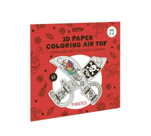 Niezwykła kolorowanka 3D - Piraci OMY