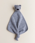 Przytulanka z wełny merino miś Tokki grey melange HVID
