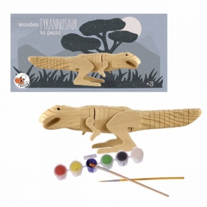 Drewniany Tyranosaurus do pomalowania Egmont Toys