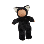Miękka lalka z uszami Cozy Dinkum Black Cat Nox - Olli Ella