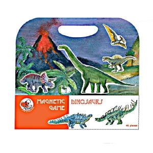 Układanka, gra magnetyczna, Dinozaury  - Egmont Toys