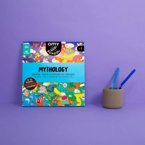 Plakat do nauki i zabawy - mitologia OMY