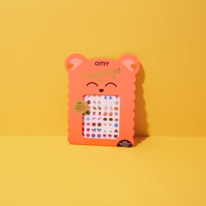 Kolczyki dla dzieci 104 sztuki KAWAII - OMY