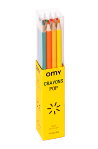 Neonowe kredki 16 sztuk OMY